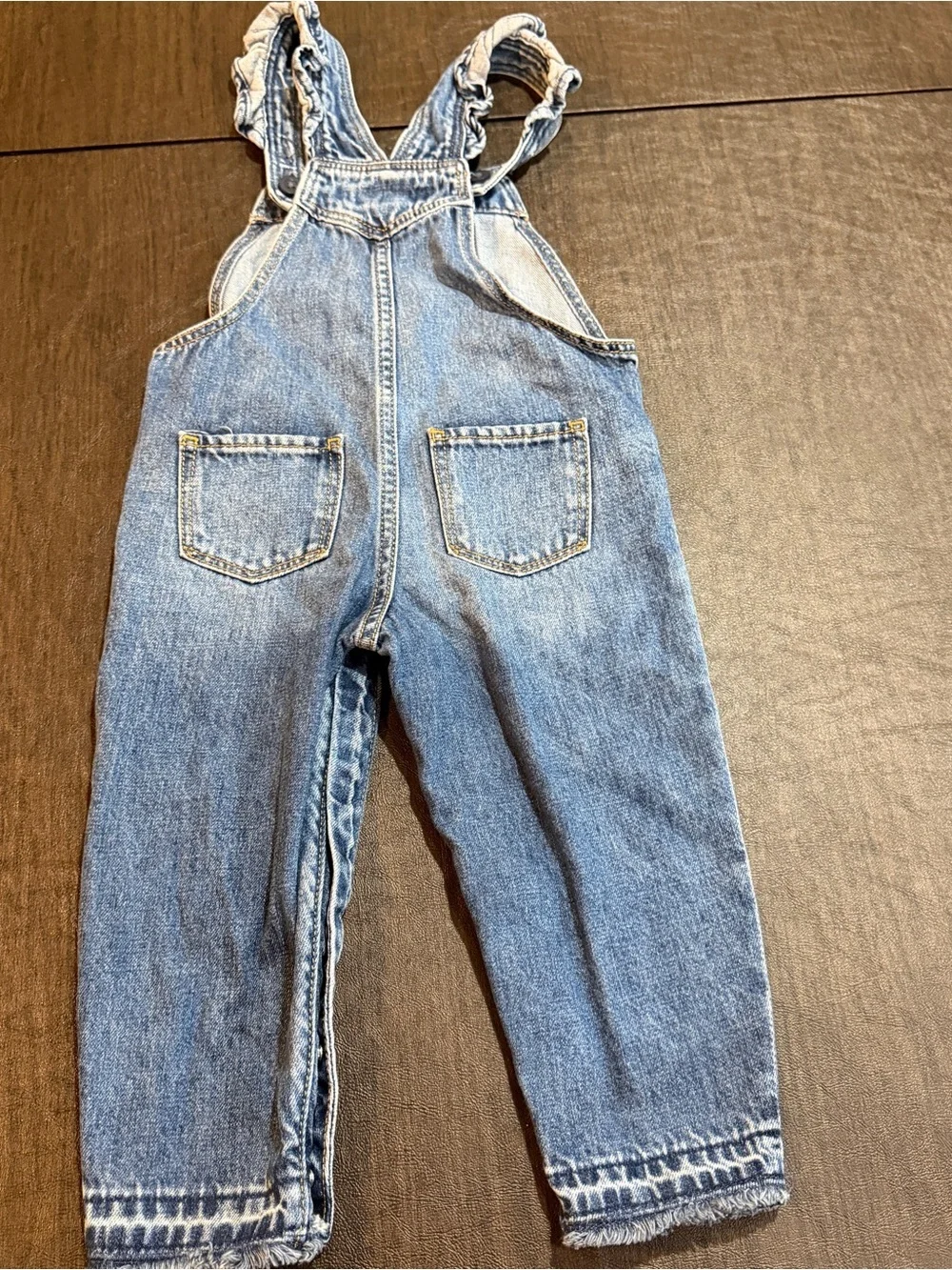 Baby Gap Kids Disney Minnie Mouse Denim Overalls Sz 3 Years